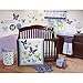 NoJo Beautiful Butterfly 3 Piece Wooden Butterflies Shaped Wall Decor, Purple/Aqua/Green