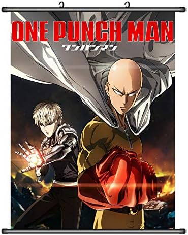Amazon Com Raleighsee One Punch Man Anime Cartoon Characters Saitama Canvas Scroll Painting Home Decor Anime Poster Waterproof Hanging Painting Hot Gift For Anime Fans H02 Everything Else