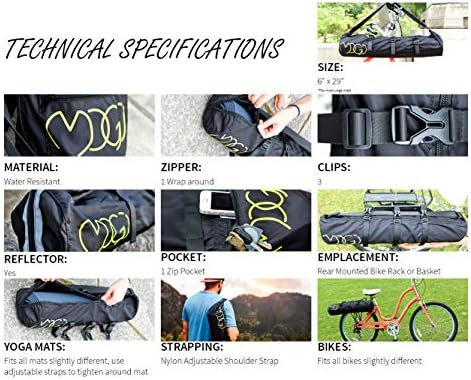 best yoga mat bag for biking