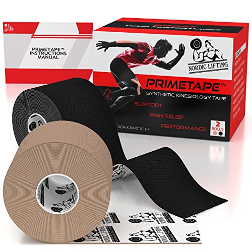 Nordic Lifting Kinesiology Tape (2Pack) PrimeTape Pro Sports