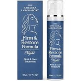 Firm and Restore Night Formula by Chelsea Lab, 50ml | Hydrating Face and Neck Moisturizer , Lightweight Non-Greasy Overnight Skincare for Soft, Smooth and Supple-Looking Skin