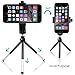 Cell Phone Stand Tripod for iPhone 7 Plus, 7, 6, 6 Plus, 5, HTC Samsung LG, AFUNTA Universal Smartphone Holder Mount, 1/4