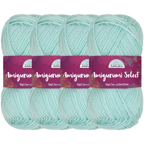 JubileeYarn Amigurumi Select Yarn - Baby Acrylic - Impatiens - 4 Skeins