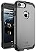 iPhone 7 Case, E LV SHOCK ABSORPTION / HIGH IMPACT RESISTANT Full Body Hybrid Armor Protection Defender Case Cover for Apple iPhone 7 - [GUNMETAL/BLACK]