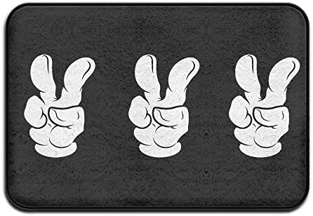 LINGLIII Victory New Style Funny Welcome Mat