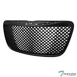 Topline Autopart Black Mesh Front Hood Bumper Grill Grille ABS For 11-14 Chrysler 300 / 300C