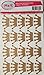 M&E Sparkling Glitter Crown Stickers for Its a Girl Royal Princess Baby Shower Decoration, its a Prince Baby Shower (2 Sheets)(Total 40 Crowns 2.7 inches Wide Each) (5 Colors) (Rose Gold)