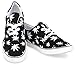 Hipster Mens Marijuana Weed Leaf Skate Shoe, Black, 10 D(M) US