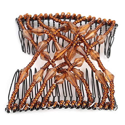 Beads Combs Adjustable Bead Clip Stretchable Double Clip for Women DIY Styling Tool Keep Firmly Fashion Comb