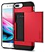 Spigen Slim Armor CS Designed for iPhone 8 Plus Case (2017) / Designed for iPhone 7 Plus Case (2016) - Red