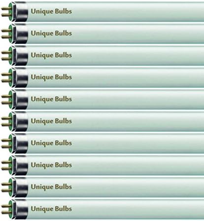 (Pack of 10) F21T5/830 21-Watt Straight T5 Fluorescent Tube Light Bulb,