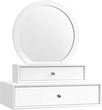 Amazon Com Makeup Dressing Wall Mounted Vanity Mirror With 2