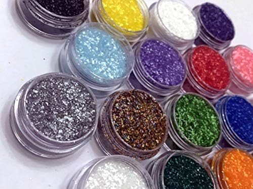 Edible Glitter, for decorating cookies, cupcakes, cakes, pretzels & more 7 gram or 40 gram container (Red, 7 grams)