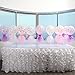 Pink Polka Dot Balloons Table Centerpieces Set Tutu Tulle Balloons With Column Base Kit for Baby Shower Girl Wedding Birthday Party Table Decorations