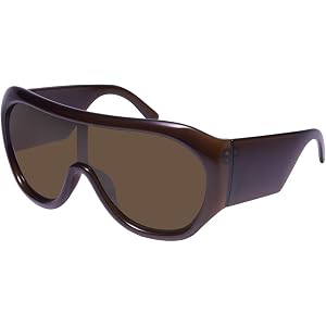mosanana Trendy Oversized Sunglasses for Women Wrap Around Shield MS52597 | Y2K Chunky Frame, UV400 Protection, Designed for