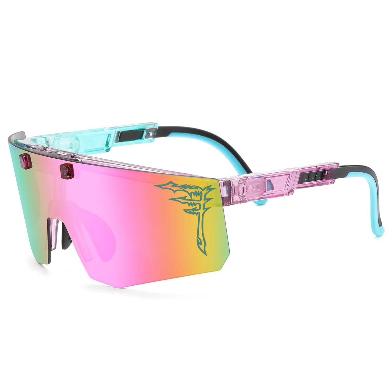 Photo 1 of FIXEROS Flip Up Kids Sunglasses Youth Baseball Sunglasses UV400 Sports Sun Glasses For Boys Girls Children TR90 Shades (VY8)