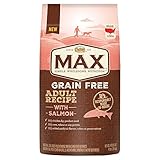 Nutro MAX Adult Grain Free With Salmon Dry Dog Food, 4 lbs.
