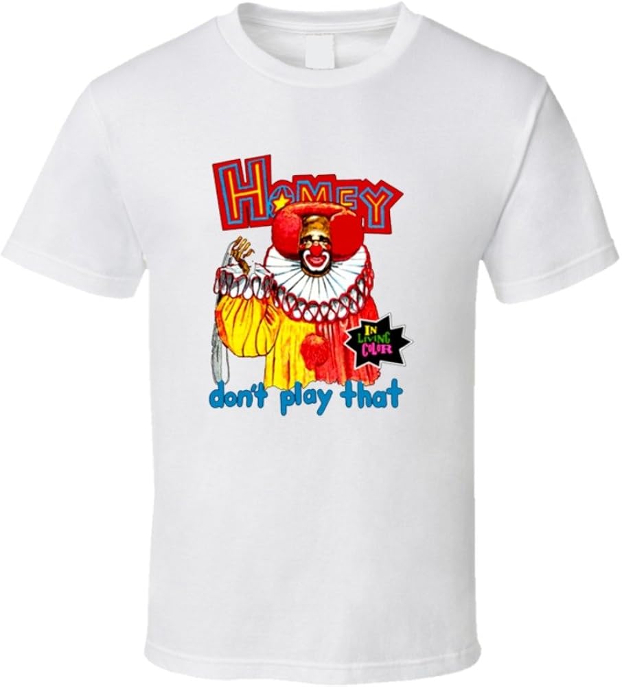 in Living Color Homey The Clown Funny Retro T Shirt Clothing