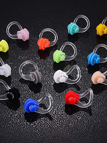 image for Pelopy Swim Nose Clip Soft Silica Gel Nose Plugs Waterproof Nose Prote
