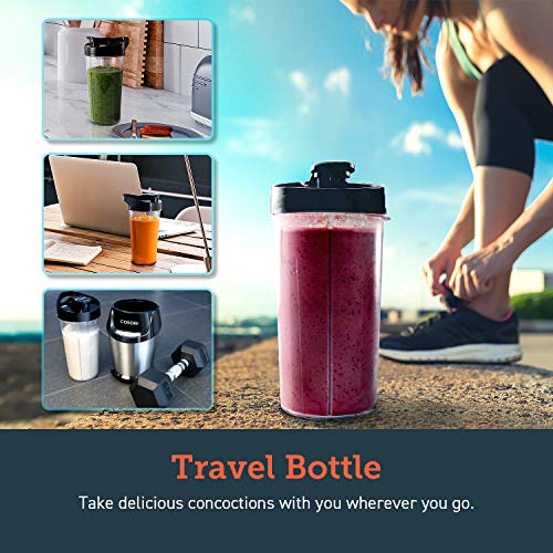 COSORI Blender for Shakes and Smoothies, 10-Piece 800W Auto-Blend High Speed Smoothie Blender/Mixer for Ice Crushing Frozen Fruits, 2x 24oz Cups, 1x 12oz Cup, ETL Listed/FDA Compliant - Thumbnail 5