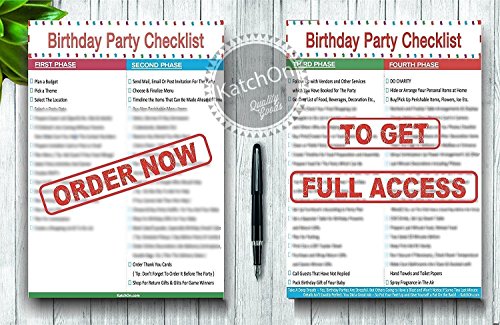 image for KATCHON 1st Birthday BOY Balloons Set - Bonus - Printable Party Planne