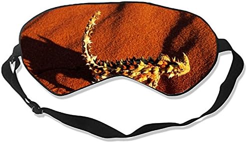 Devil Lizard Sleep Eye Mask for Sleeping Contoured Eyemask Silk Best Night Blinder Eyeshade for Men Women Kids