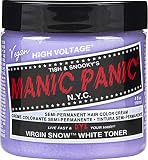 Manic Panic Semi-Permanent Hair Color Cream 4 Ounce (Virgin Snow)