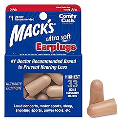 Mack's Ultra Soft Foam Earplugs, 30 Pair - 33dB