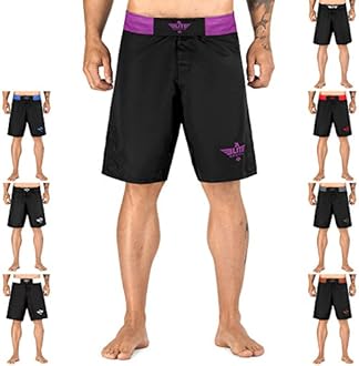 Men’s MMA Fight Shorts, Black Jack UFC, BJJ, No Gi, Grappling, Jiu Jitsu Shorts