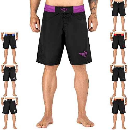 Men’s MMA Fight Shorts, Black Jack UFC, BJJ, No Gi, Grappling, Jiu Jitsu Shorts