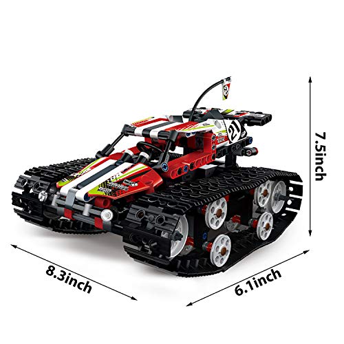 MOTION Kids Toys Educational Remote Control Building Bricks kit ( High Speed Car Red)