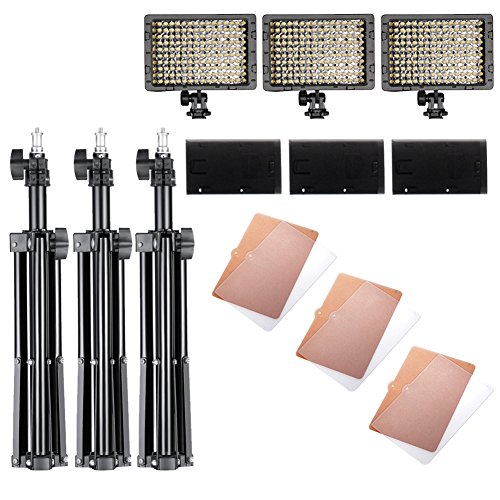 Neewer Photography X 160 Led Studio Lighting Kit Includes