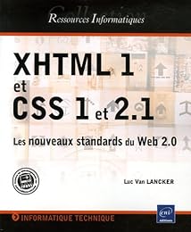XHTML 1 et CSS 1 et 2.1