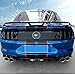 QHCP Smoked Black Tail Lamp Cover 6Pcs Tail Light Lamp Protector Decorate Shell Fit for Ford Mustang 2018 2019 2020