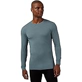 32 Degrees Heat Men's Lightweight Crew Baselayer Top | Form Fitting | Long Sleeve| 4-Way Stretch | Thermal
