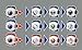 Kamen Rider ghost DX Dark ghost& Napoleon&Darwin ghost icon set