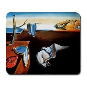 Image of 1 X Salvador Dali The Presistence of Memory Painting Mouse Pad by MyHeritageWear