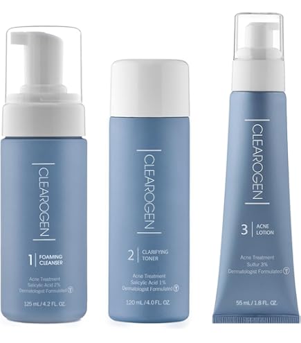 Amazon.com: Clearogen Sensitive Skin Acne Treatment Set with