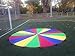 A&M Pro Giant Kid’s Play Parachute Canopy with 16 Handles (12 Feet) Indoor & Outdoor Games and Exercise Toy | Promote Teamwork, Fitness, Social Bonding | Ages 3+