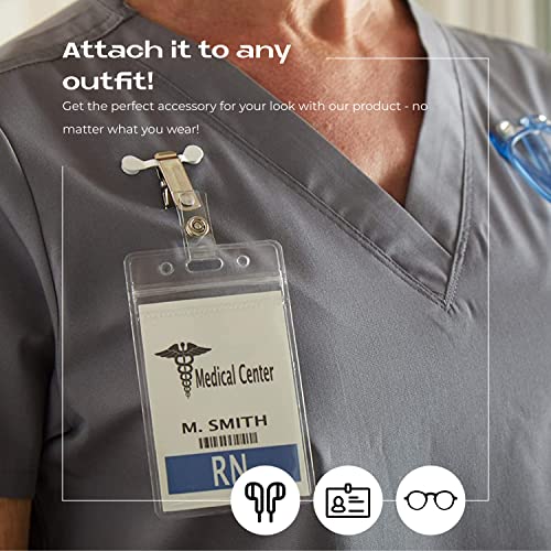 Readerest eyeglass holder, name tag, badge holder