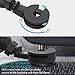 OPOLAR Car Fan with Strong Clamp, Car Rear Seat Passenger Baby Pet Driver USB Electric Fans, Rotatable Car Seat Headrest Clip on Fan, 4 Speeds Cooling Air for SUV RV Boat Auto Vehicles Van Backseat