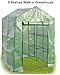 Quality Greehouse - Greenhouse for Home - Portable 8 Shelves Mini Greehoouse - New Walk In Greehouse - Grow in Garden - Display Pots Tray - Outdoor Indoor Backyard Stand
