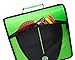 Tangkula Mighty Zip Tab 3-Inch Zipper Binder, Neon Blue, D-147-NEOBLU