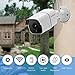 Veroyi Outdoor Security Camera, 1080P WiFi Surveillance Camera with Night Vision, Motion Detection, 2 Way Audio, Remote Monitor Auto Motion (Upgraded Version)