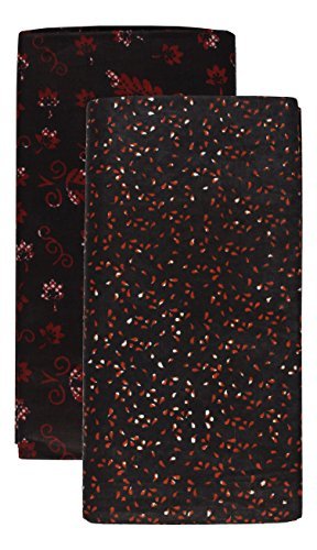 Papaya Men's Cotton Lungi (Multi-Coloured, 2.10 Meter, Pack of 2)