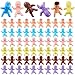 360 Pieces Mini Plastic Babies Tiny Baby Dolls for Ice Cube Game Party Decorations Baby Shower Party Favors Full Moon Gifts (Latin, Dark Brown, Pink, Yellow, Purple, Blue)