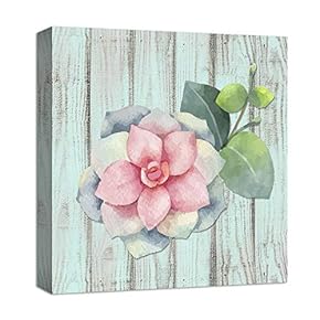 Canvas Wall Art for Living Room,Bedroom Home Artwork Paintings Succulent Ready to Hang - 12x12 inches