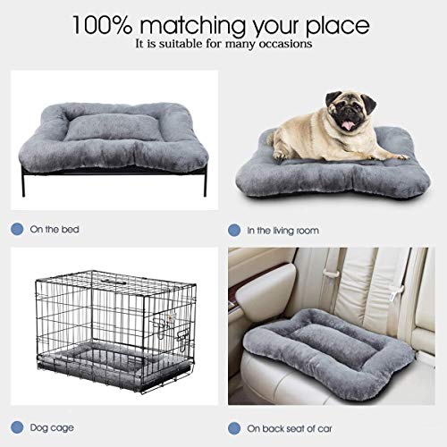 matching dog crate bed