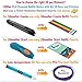 3D Pen Filament Refills - Premium Set of 21 Colors Bonus 200 Stencils EBook including 6 Glow in the Dark - Best 1.75mm PLA Filament Pack for 3D Pen