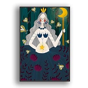 Framed Canvas Wall Art for Living Room, Bedroom Flow in The Dream Canvas Prints for Modern Home Decoration Ready to Hang - 16"x24" inches
